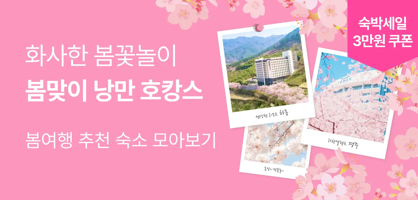 봄맞이 호캉스 추천 숙소