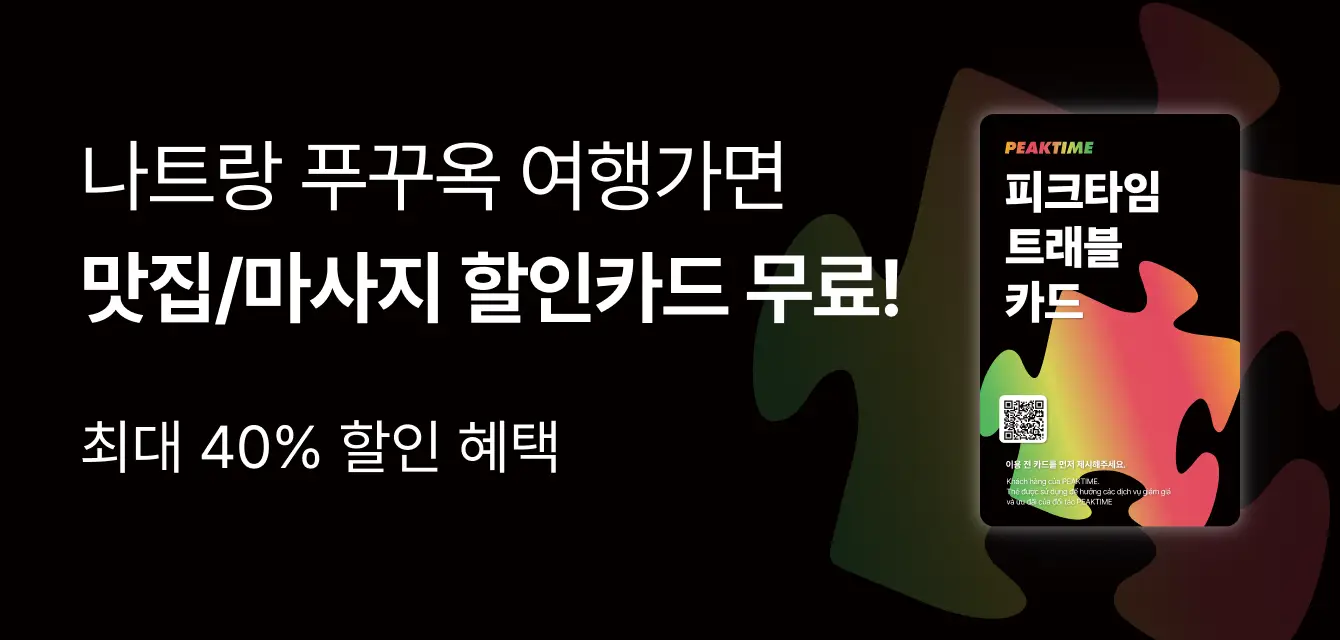 [투어비스 투티] 피크타임 트래블카드 프로모