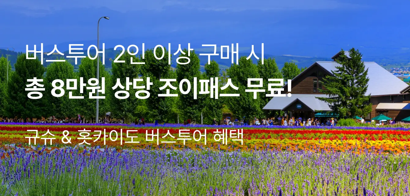 [투어티켓] 조이패스 증정 이벤트