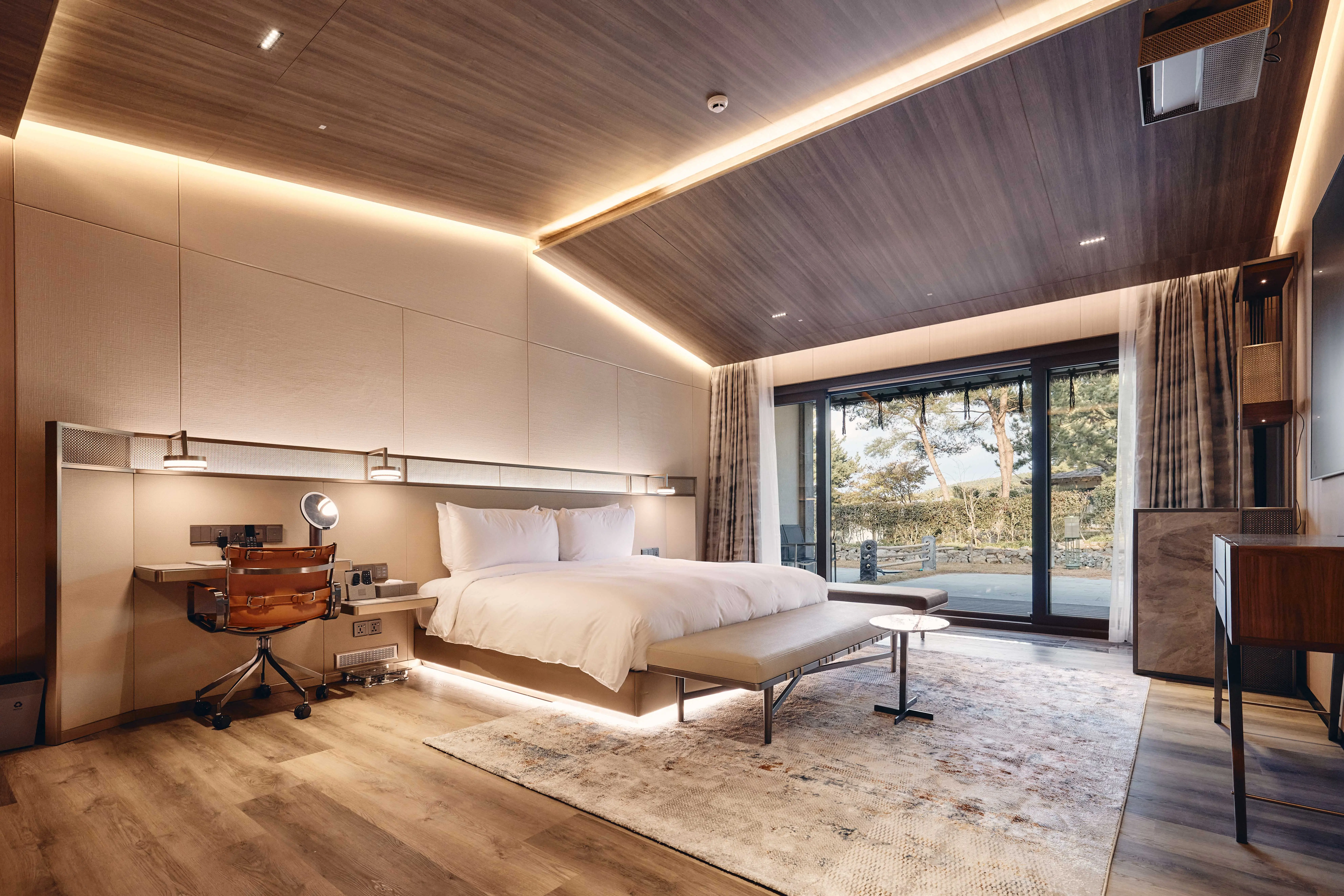 모던한 독채형 포레스트 객실