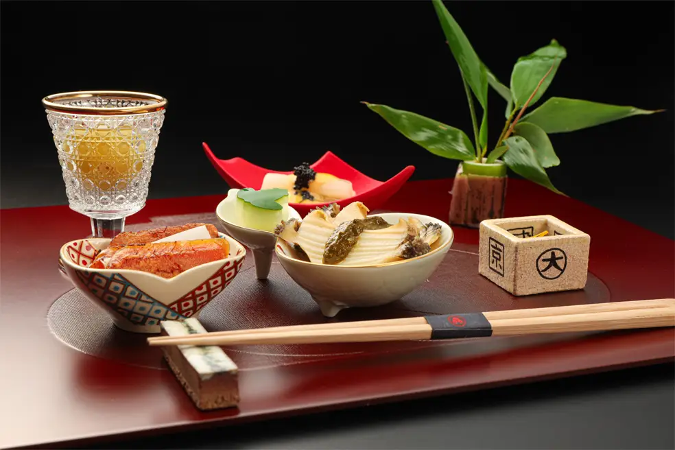 장인의 솜씨가 돋보이는 카이세키 요리