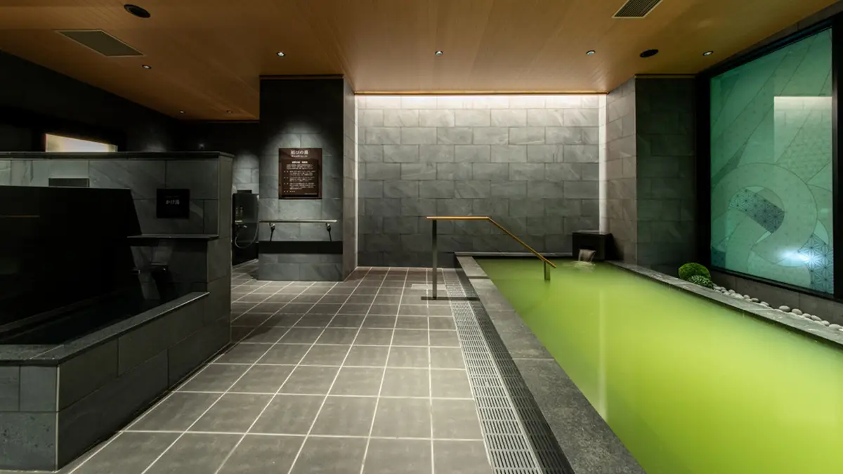 규슈 각지의 유명 온천을 본뜬 인공 온천