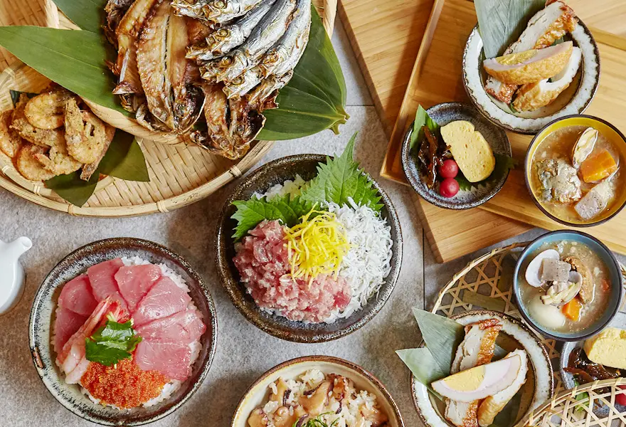 지역의 특산물을 이용한 신선한 아침밥