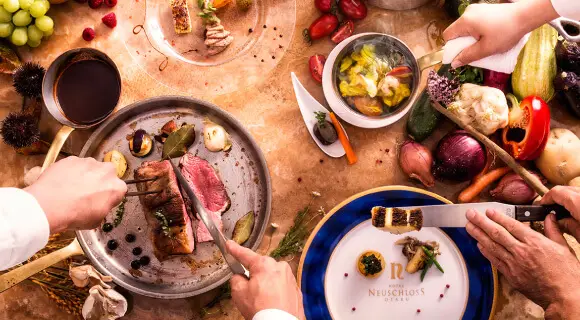 식자재의 왕국 홋카이도산의 재료를 이용한 요리