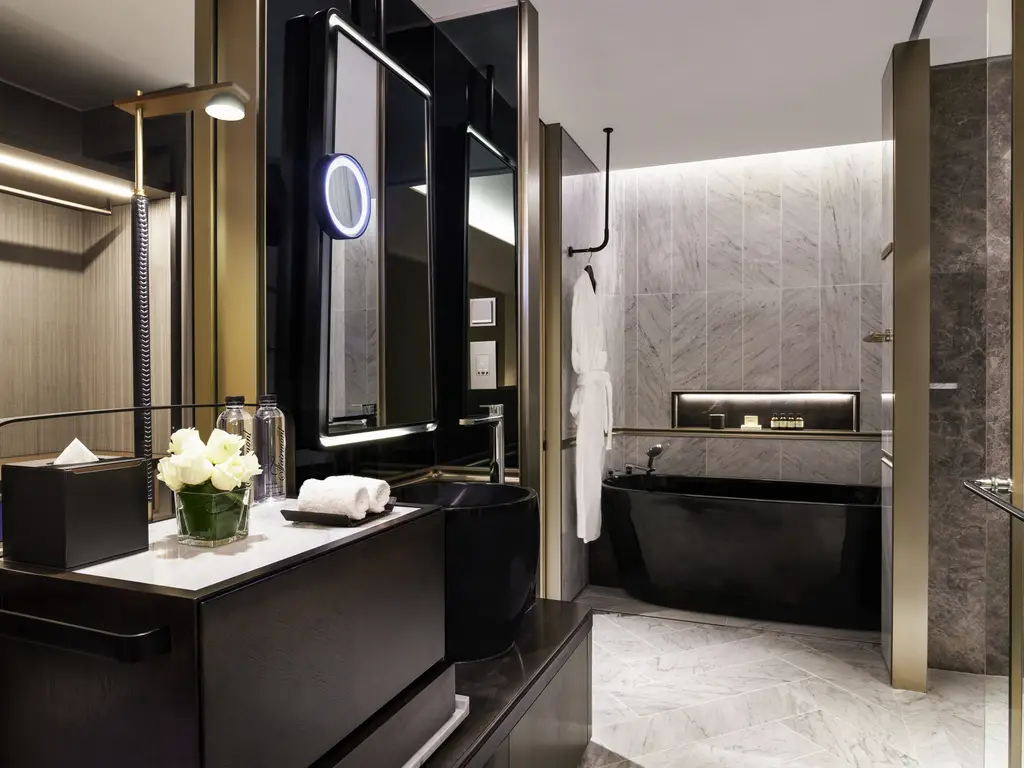 우아한 객실에서 즐기는 휴식