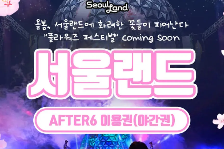 과천 서울랜드 AFTER 6 (야간권) 이용권