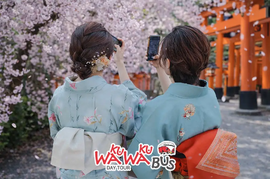 [Only 대형버스] 오사카 1호선 교토 일일버스투어 (여우신사 아라시야마 금각사 청수사) 와쿠와쿠