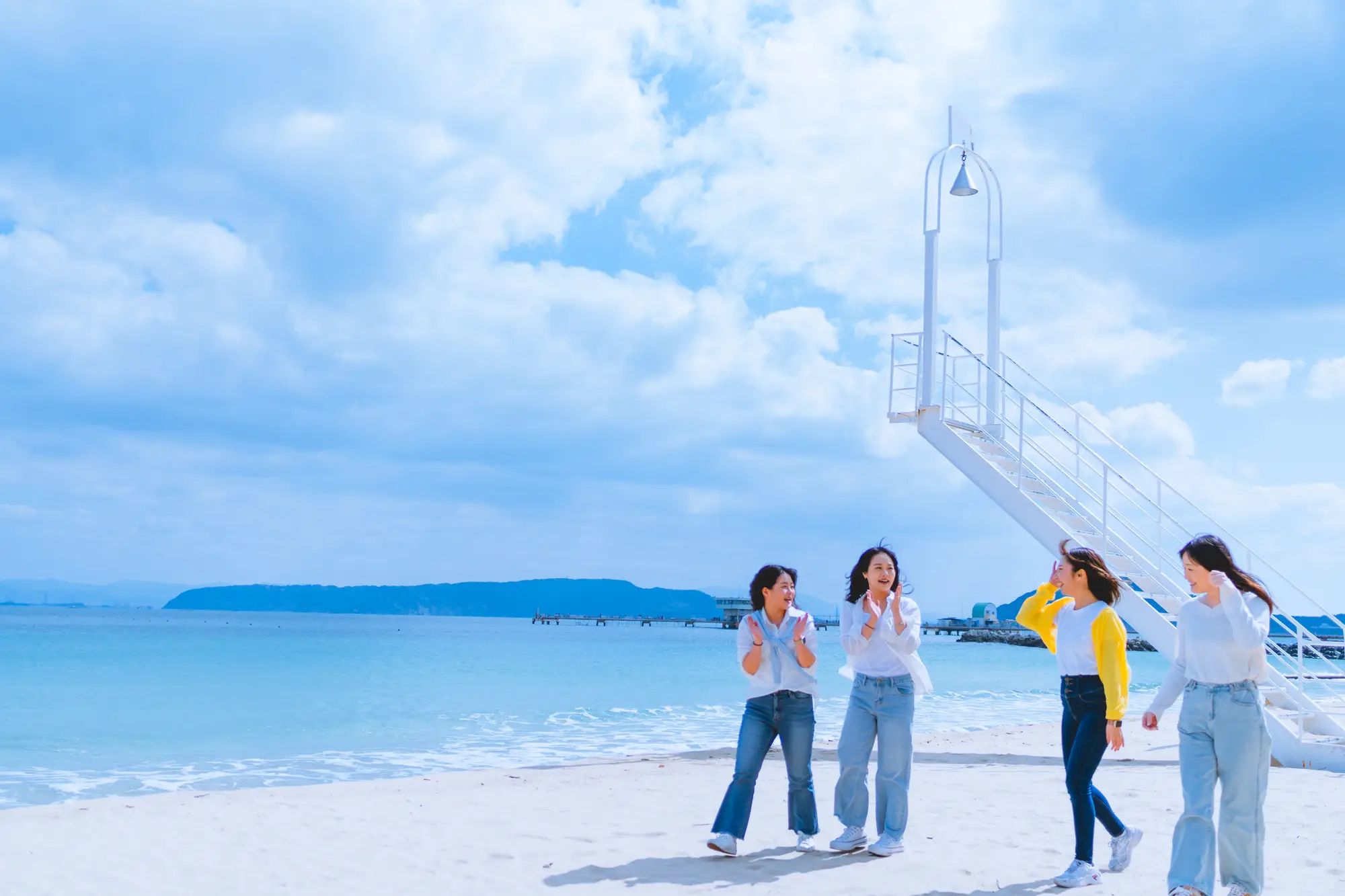 [소금푸딩+전좌석 충전+무료 Wi-Fi] 이토시마 야자수그네 사가 타케오 후쿠오카 버스투어 인기코스 와쿠와쿠