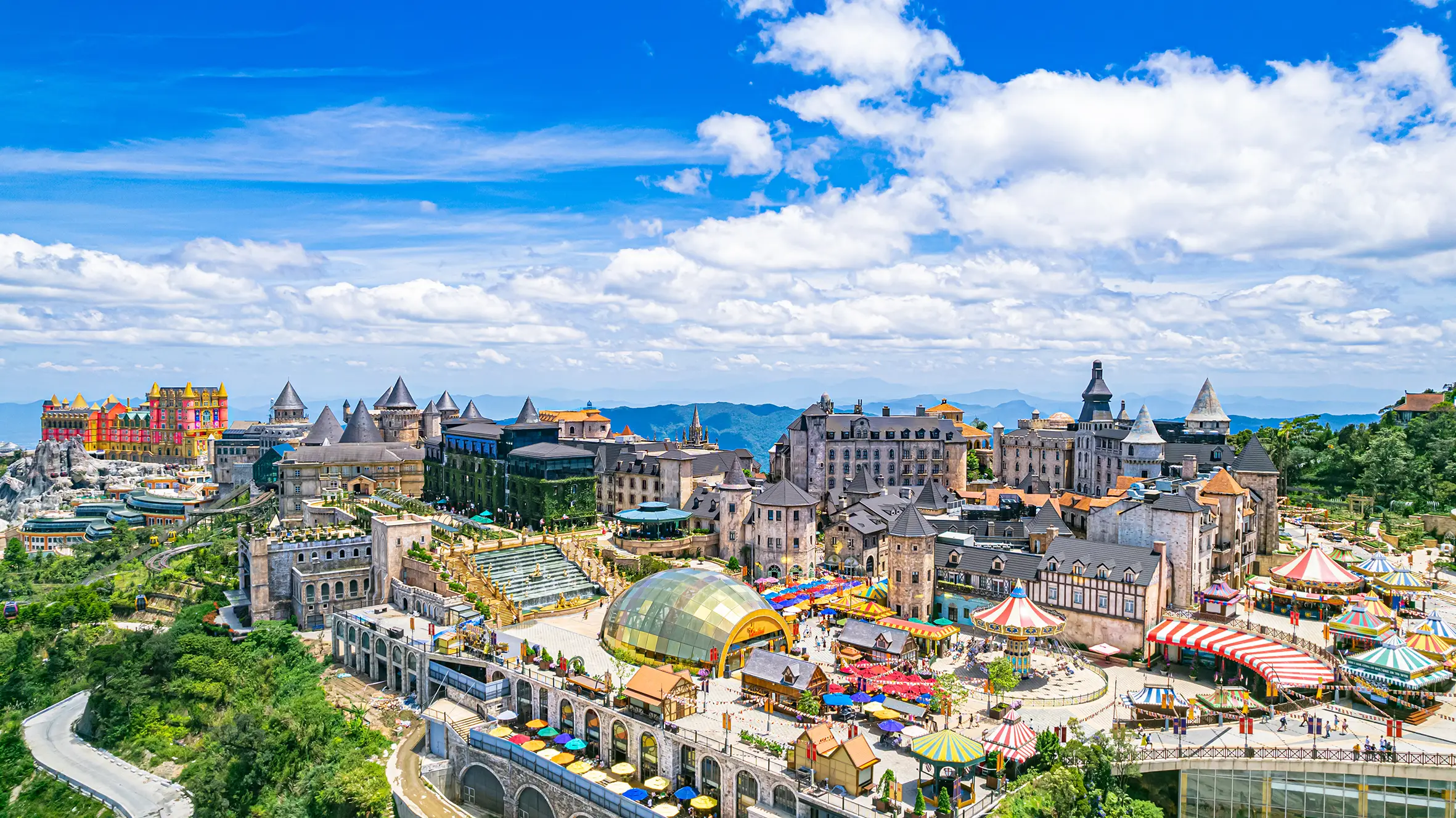 단독 투어/왕복 차량 선택] 베트남 다낭 바나힐 주간 야간 QR 입장권 + 케이블카 | 투어비스 투어&티켓