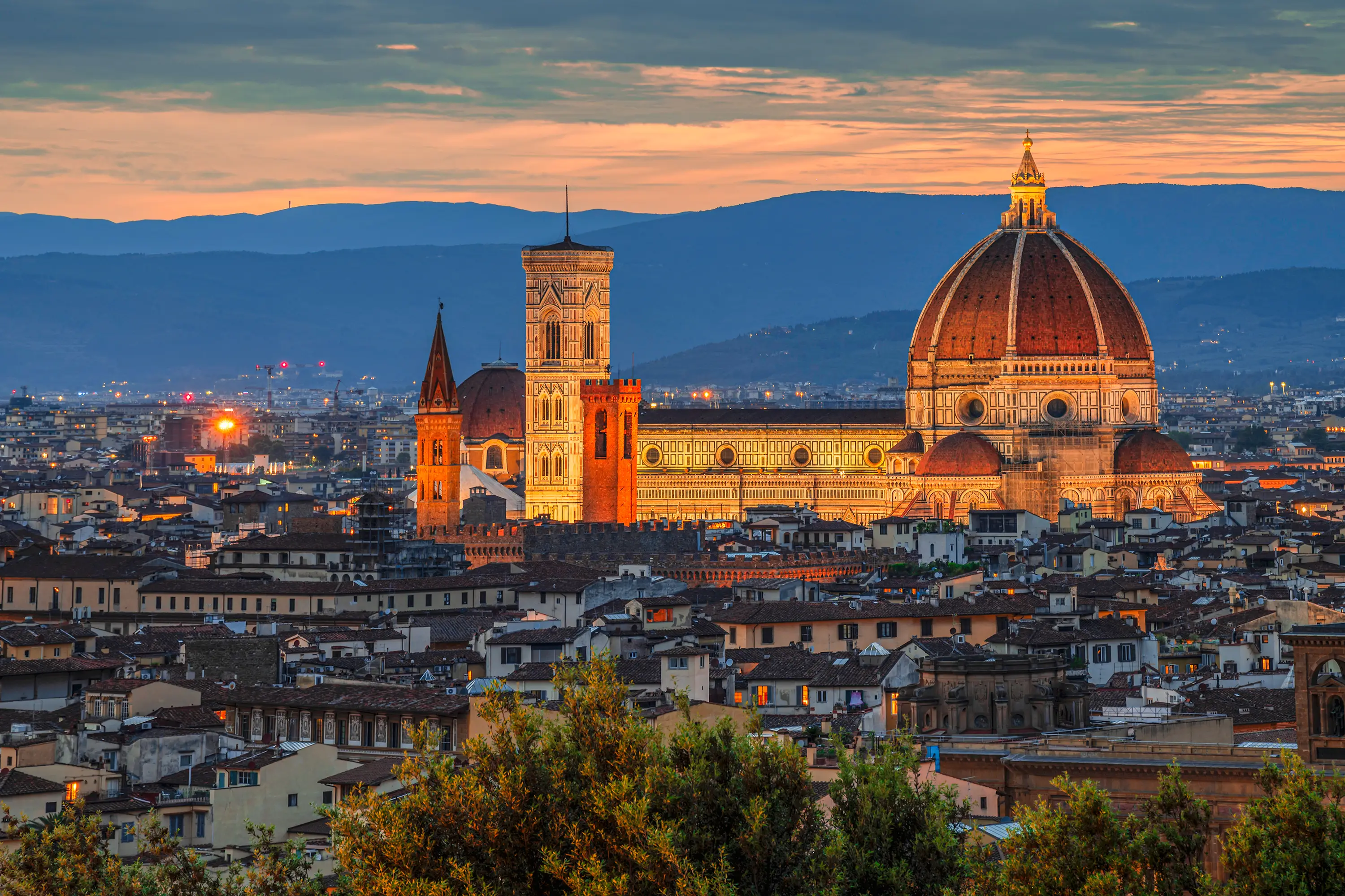 [피렌체 시내 야경투어] 미켈란젤로 언덕까지 100% 즐기기 (한국인가이드)